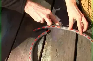 How she used a foam noodle to make her garden even more enchanting