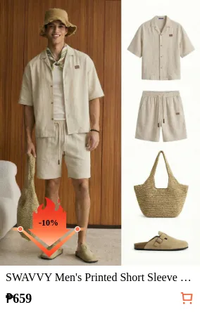 SWAVVY Men s Printed Short Sleeve...