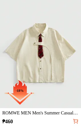ROMWE MEN Men s Summer Casual...