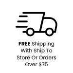 Get Free Shipping with Ship to Store, Quick Pickup Or Orders over $75