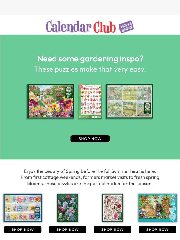 Spring Vibes: Perfect puzzles found here! 🌼