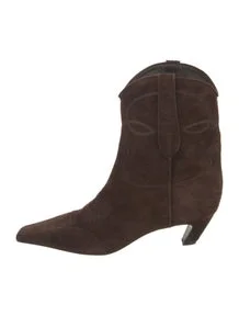 Suede Western Boots