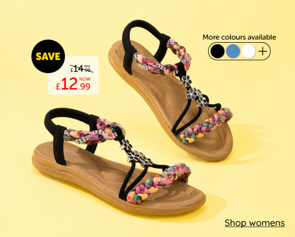 SAVINGS on selected sandals