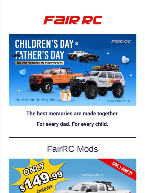 🎁 Children’s Day × Father’s Day Sale