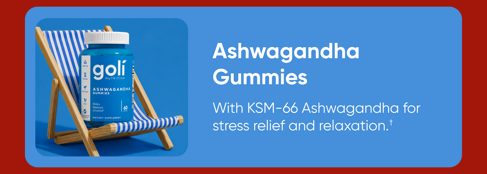 Ashwagandha Gummies. Stress relief and relaxation.†