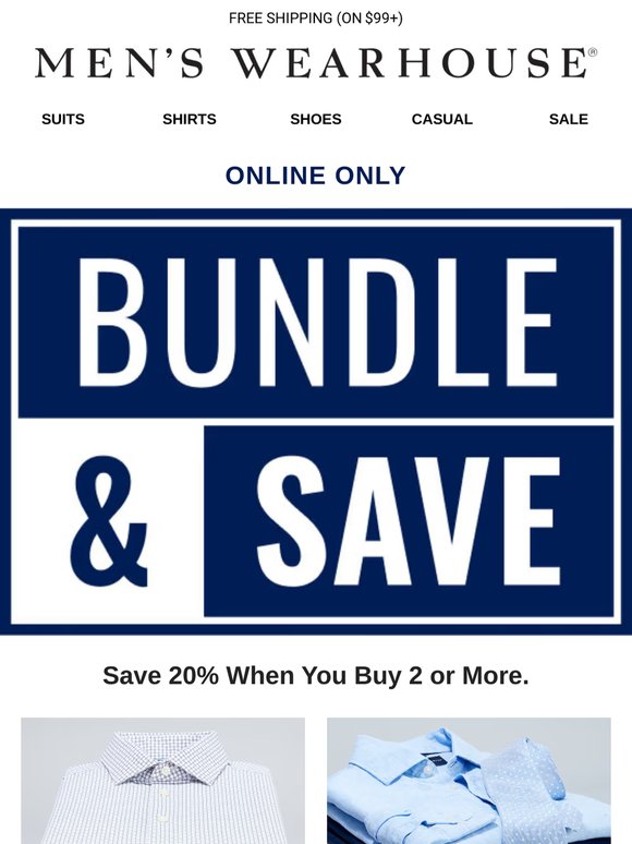 Bundle & save 20%, just like that