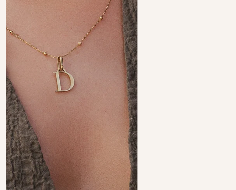 Initial Necklace (Gold)