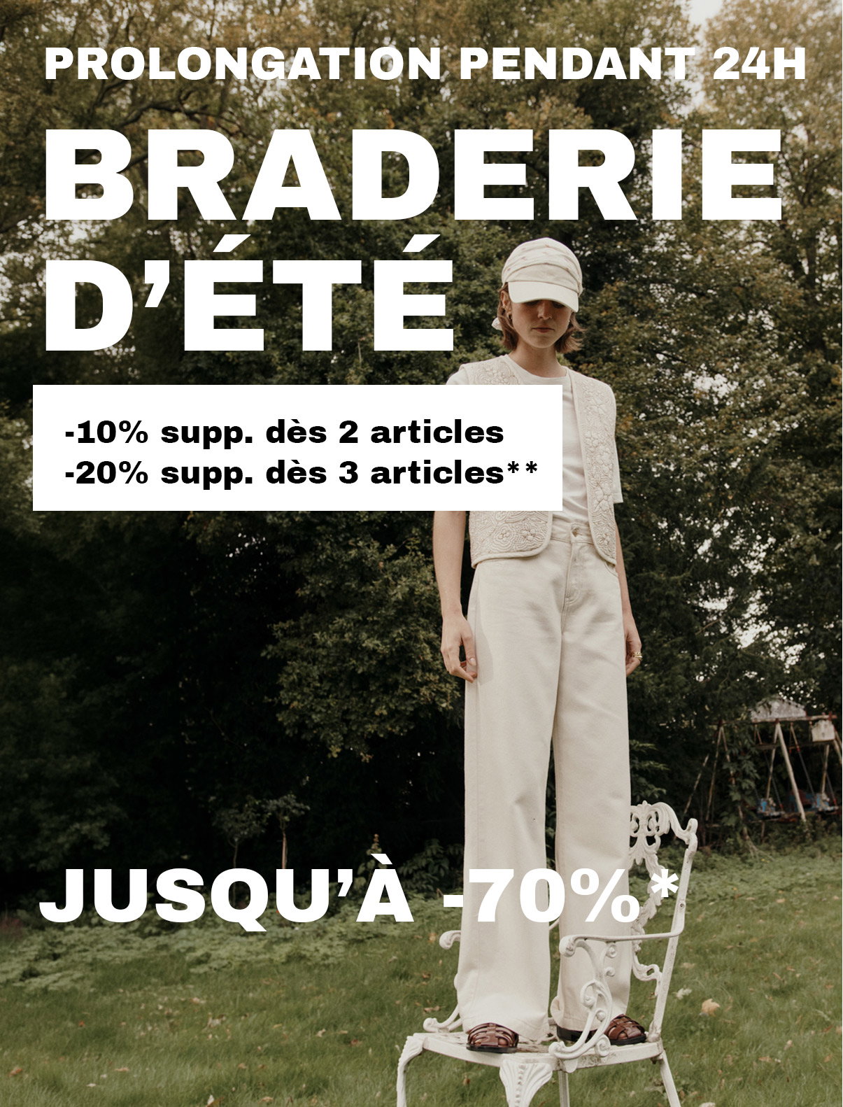 Braderie jusqu'à -70%