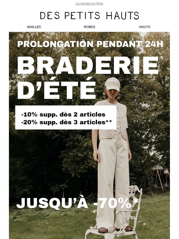 La braderie continue pendant encore 24h