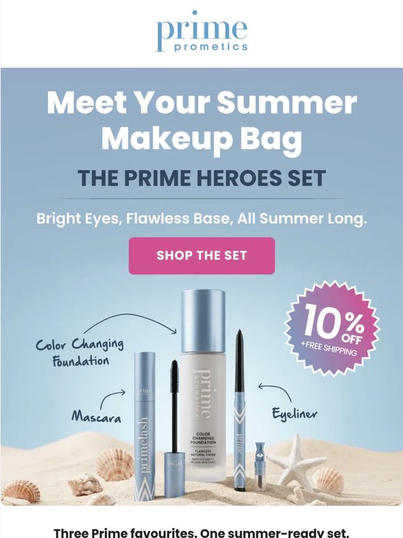 Your Summer Makeup Bag (10% Off)