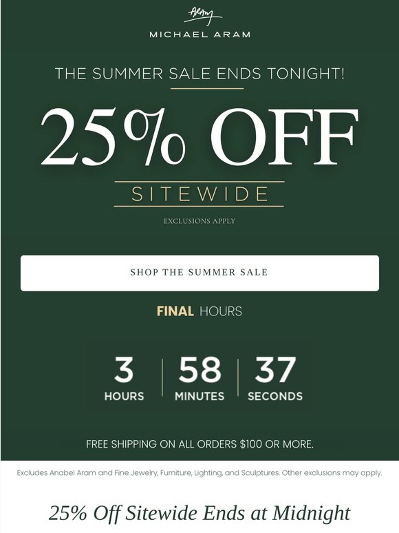 Last Chance: Summer Sale Ends in a Few Hours!