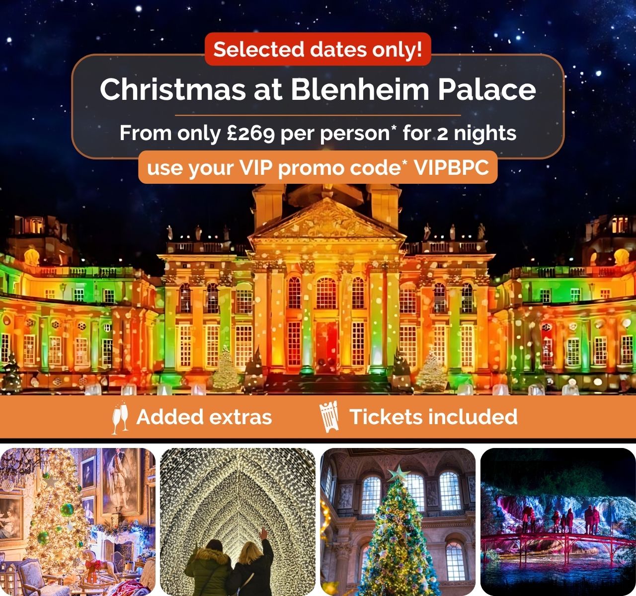 Visit Blenheim Palace at Christmas - Mercure Thame Lambert Hotel