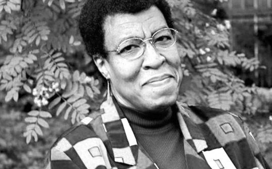 Black and white photo of Octavia Butler 