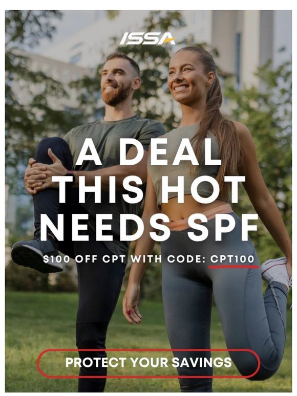 A deal this hot needs SPF...