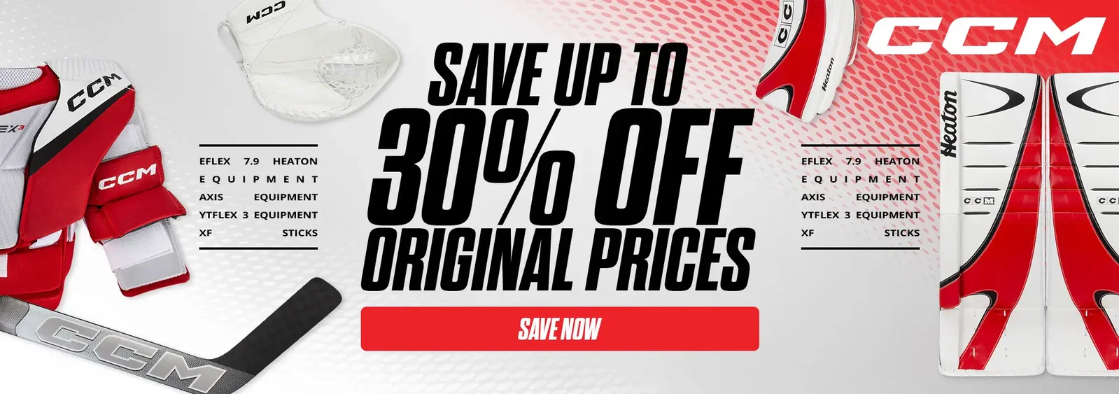 Save up to 30% off original prices. CCM EFlex 7.9 Heaton equipment, Axis equipment, YTFlex3 equipment, XF sticks