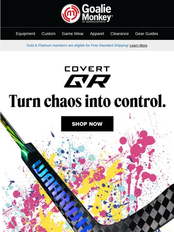 Built for Fast Plays 🚀 Warrior Covert QR Goalie Sticks