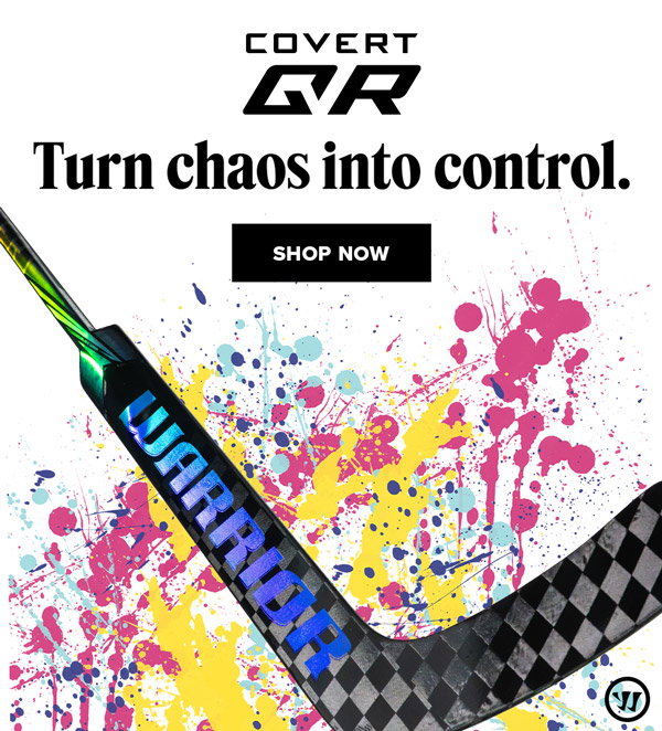 Warrior Covert QR Goalie Sticks. Turn chaos into control.