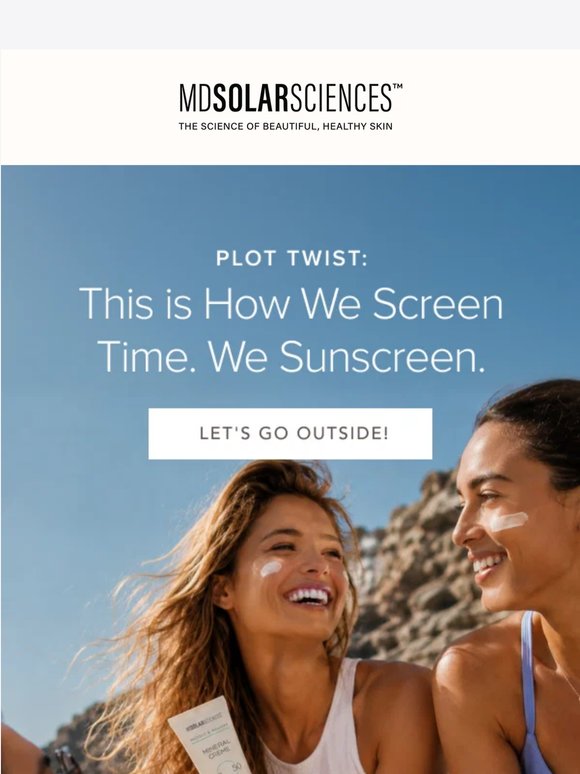 This Summer, Get Outside & SUNscreen ☀️