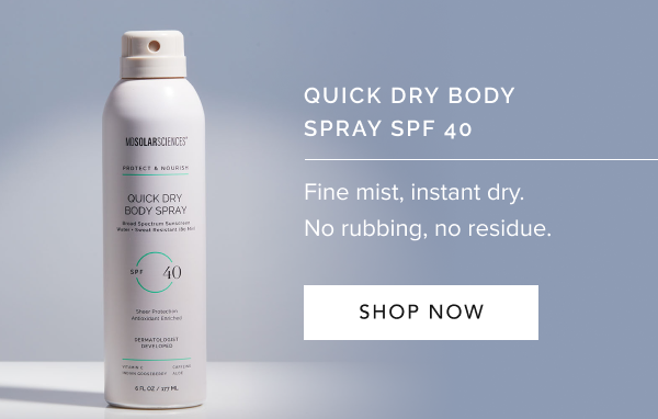 Quick Dry Body Spray SPF 40