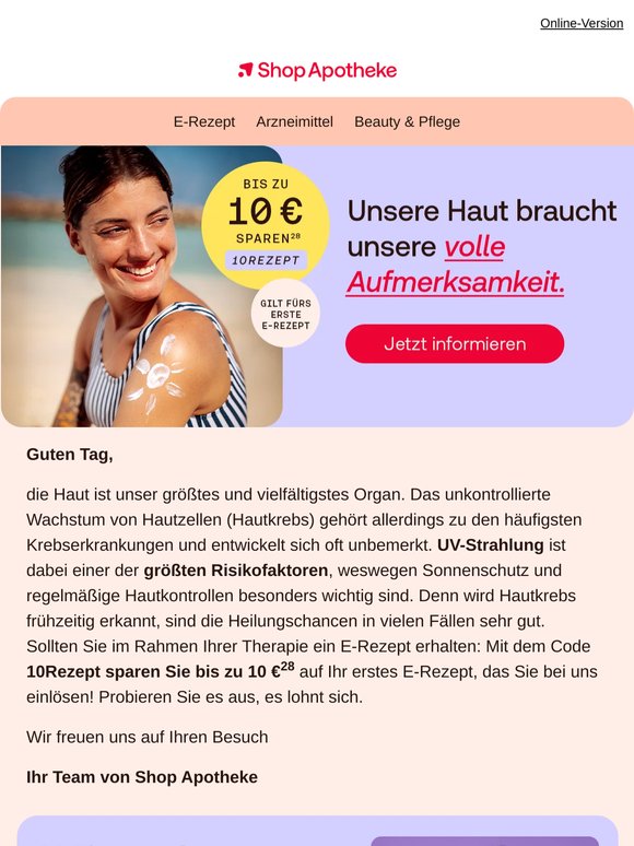 Hautkrebsrisiko: alle wichtigen Infos!
