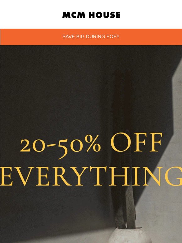 20-50% Off Sitewide Now On