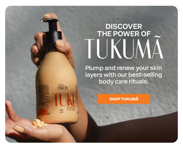 Discover the power of Tukumã | Plump and renew your skin layers with our best-selling body care rituals.