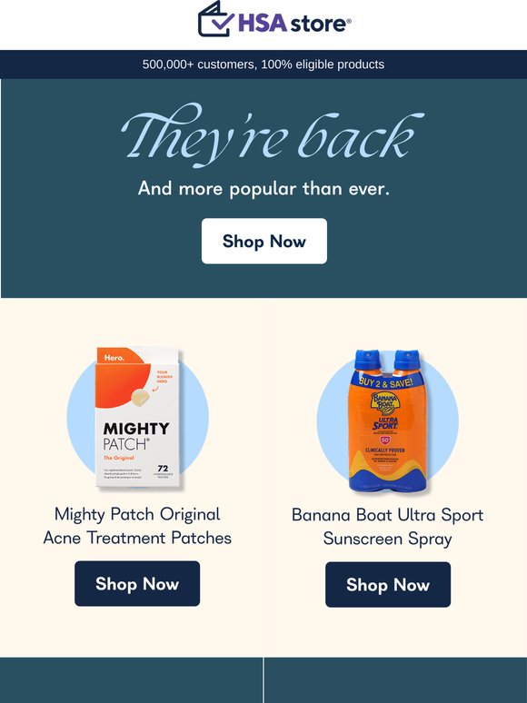 Freshly restocked favorites are here 🎉
