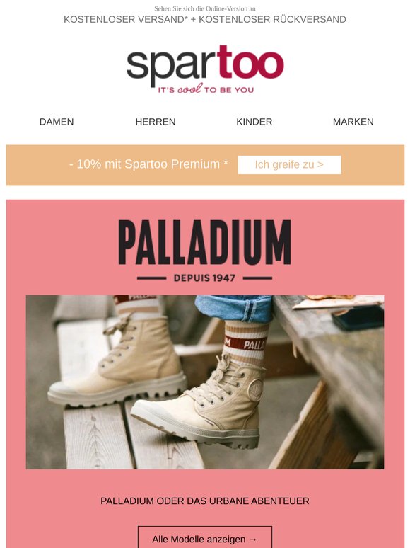 Auf die Schuhe, fertig, los!✨ Kostenlose Lieferung für Palladium, Pikolinos, Fred Perry, Karl Lagerfeld, Tom Tailor, Kappa, Dickies und Tommy Hilfiger