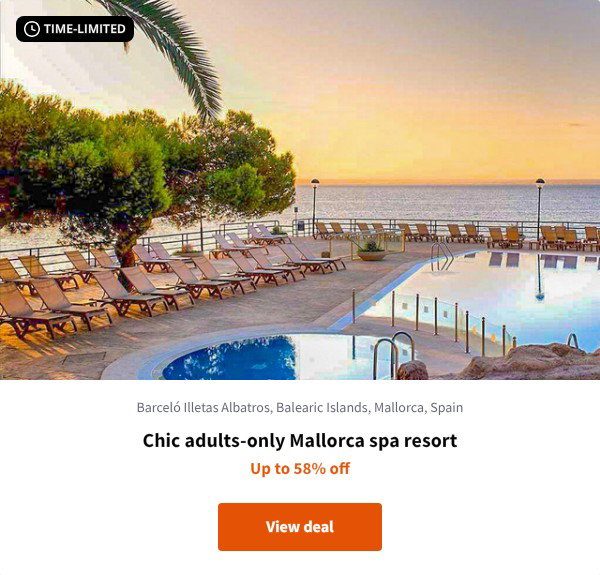 Chic adults-only Mallorca spa resort