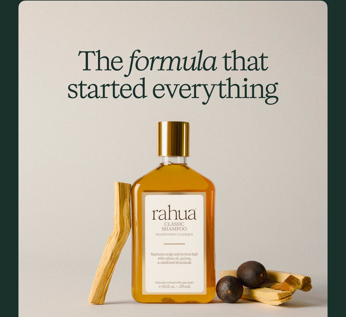 The formula that started everything