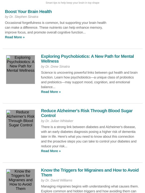 Special Issue for Alzheimer’s and Brain Awareness Month