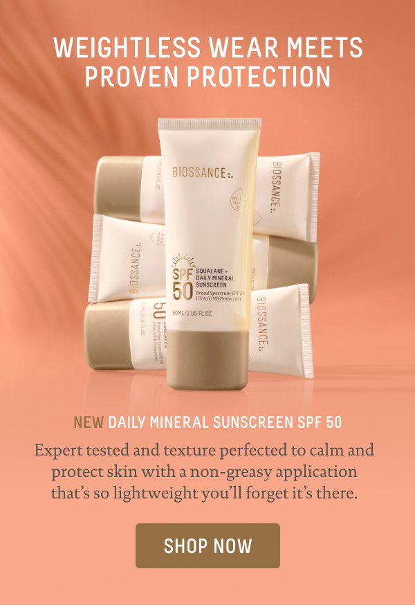 New Daily Mineral Sunscreen SPF 50
