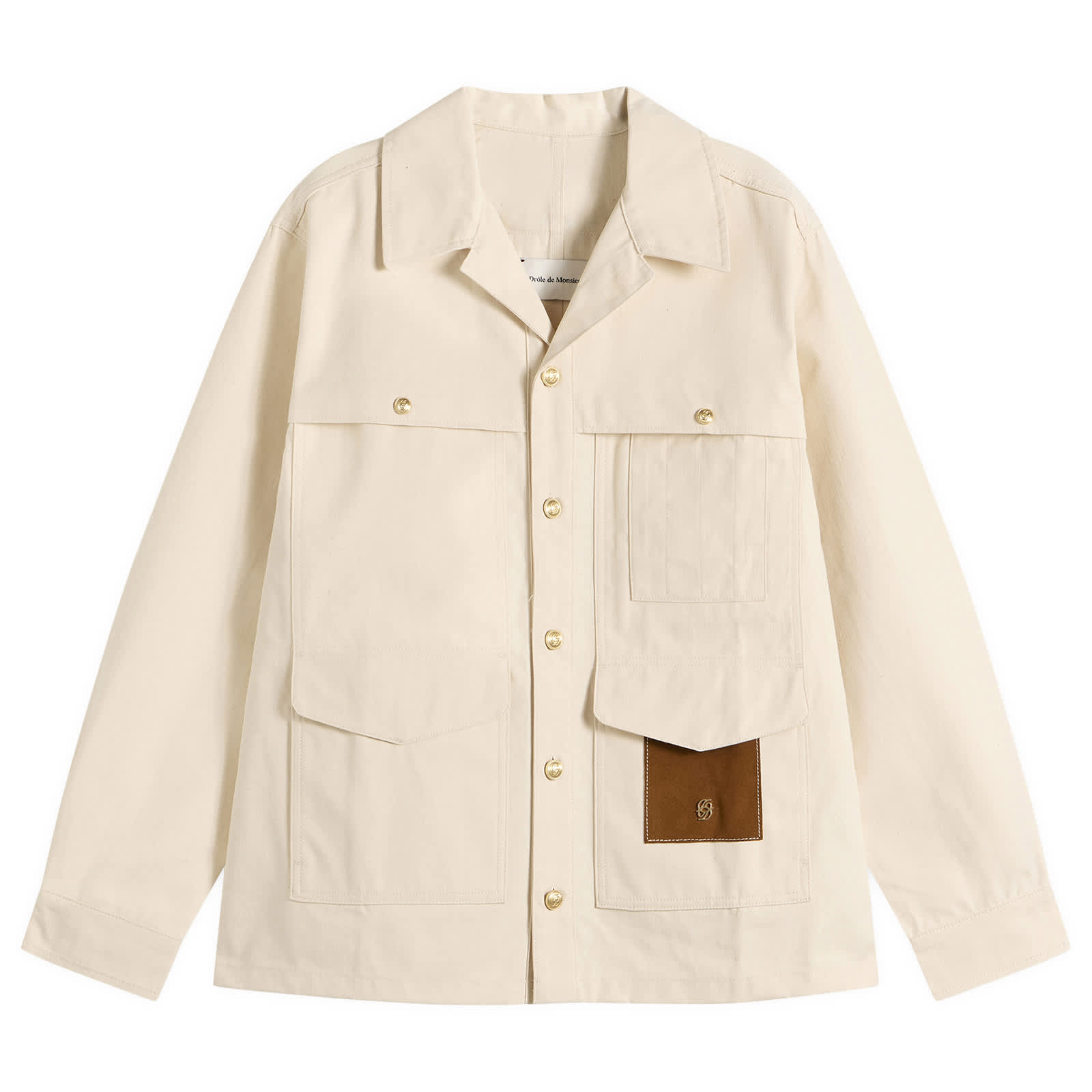 Drôle de Monsieur Cotton Shirt Jacket
