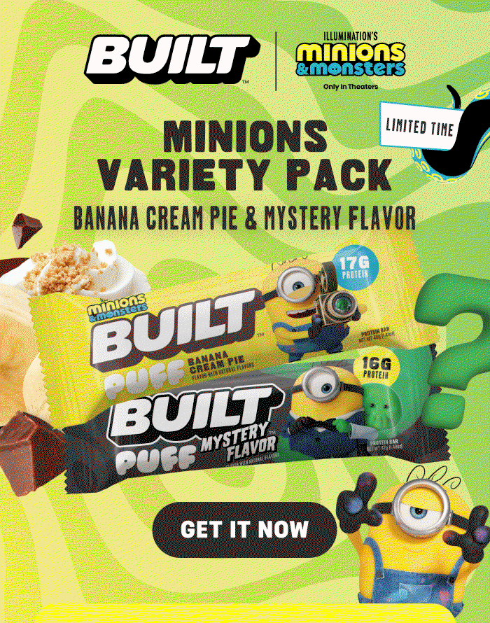Minions Variety Pack, Banana Cream Pie and Mystery Flavor is available NOW!