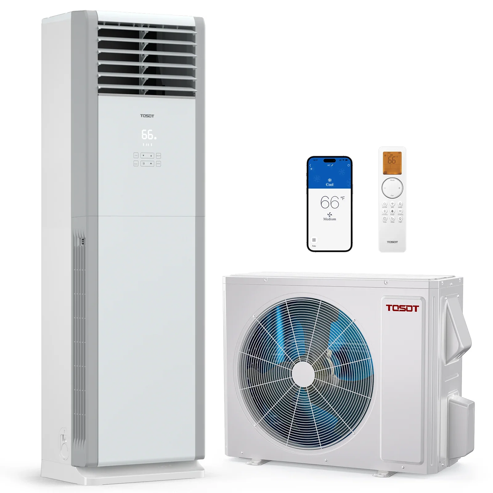 Image of 34,000 BTU Floor Standing Mini Split Air Conditioner