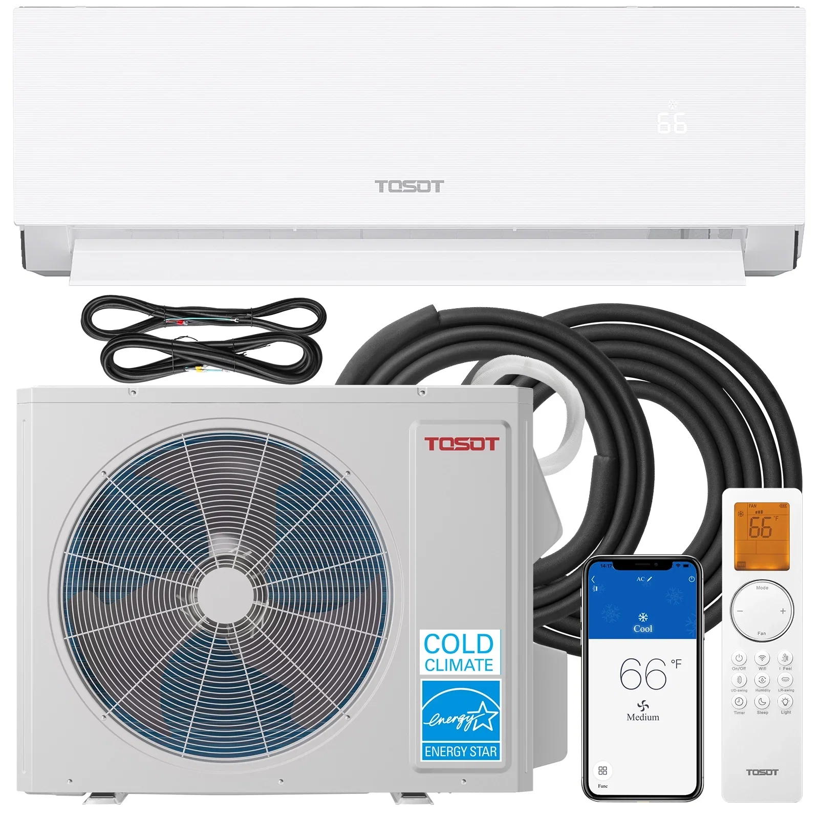 Image of Aoraki 23.5 SEER2 24,000 BTU Heat Pump Mini Split AC w/ERV System