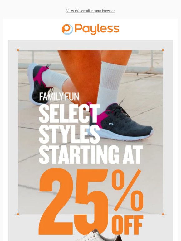 Family Fun: Select Styles Starting at 25% Off