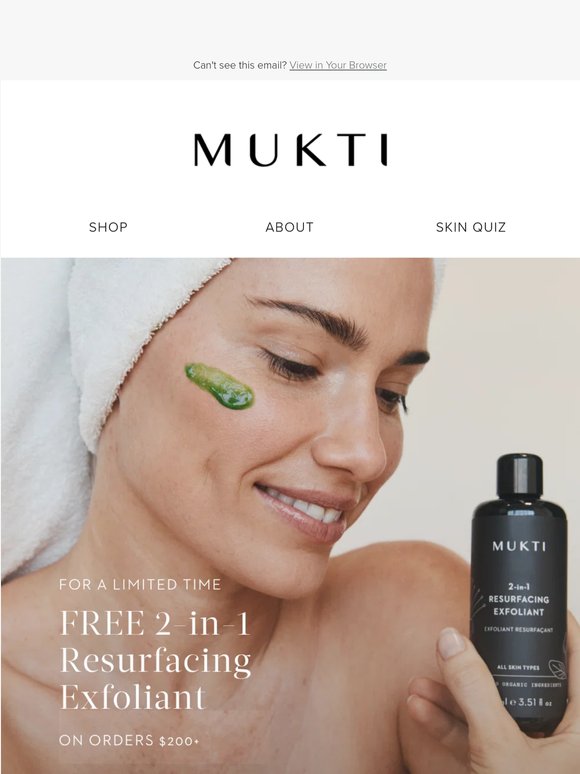 FREE GIFT 💚 Smooth, Brighten, Refine
