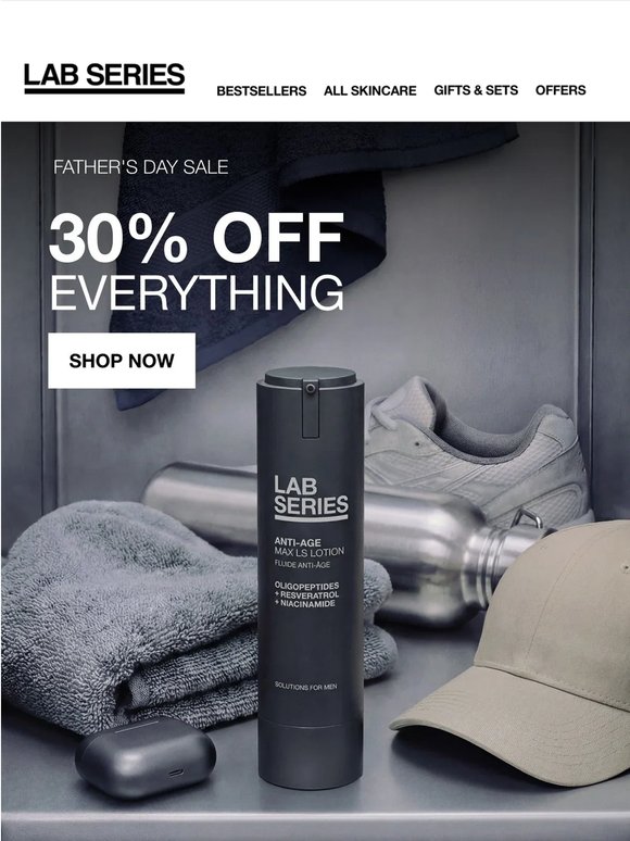 Upgrade Dad with a Free gift including a full-size on orders $90+
