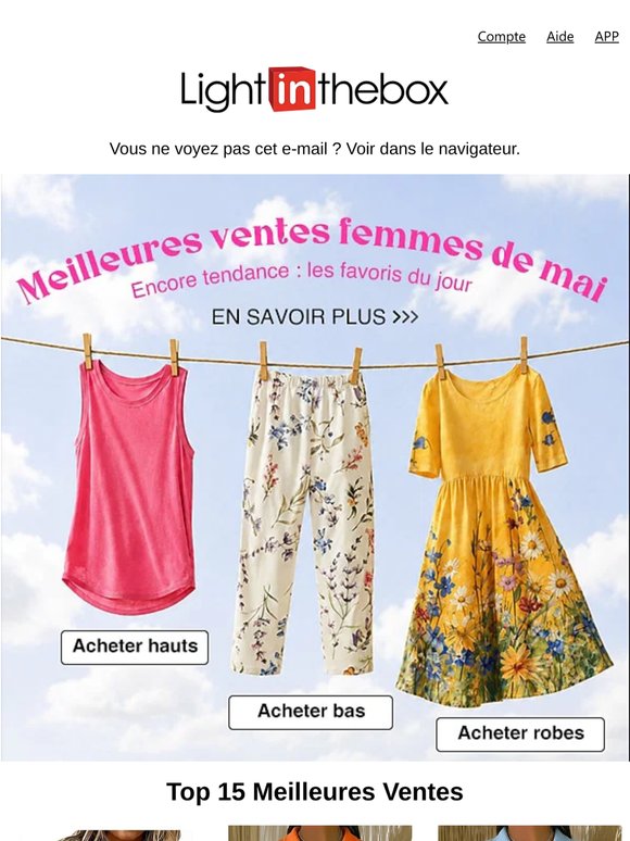 🔔Meilleures ventes de mai pour femmes