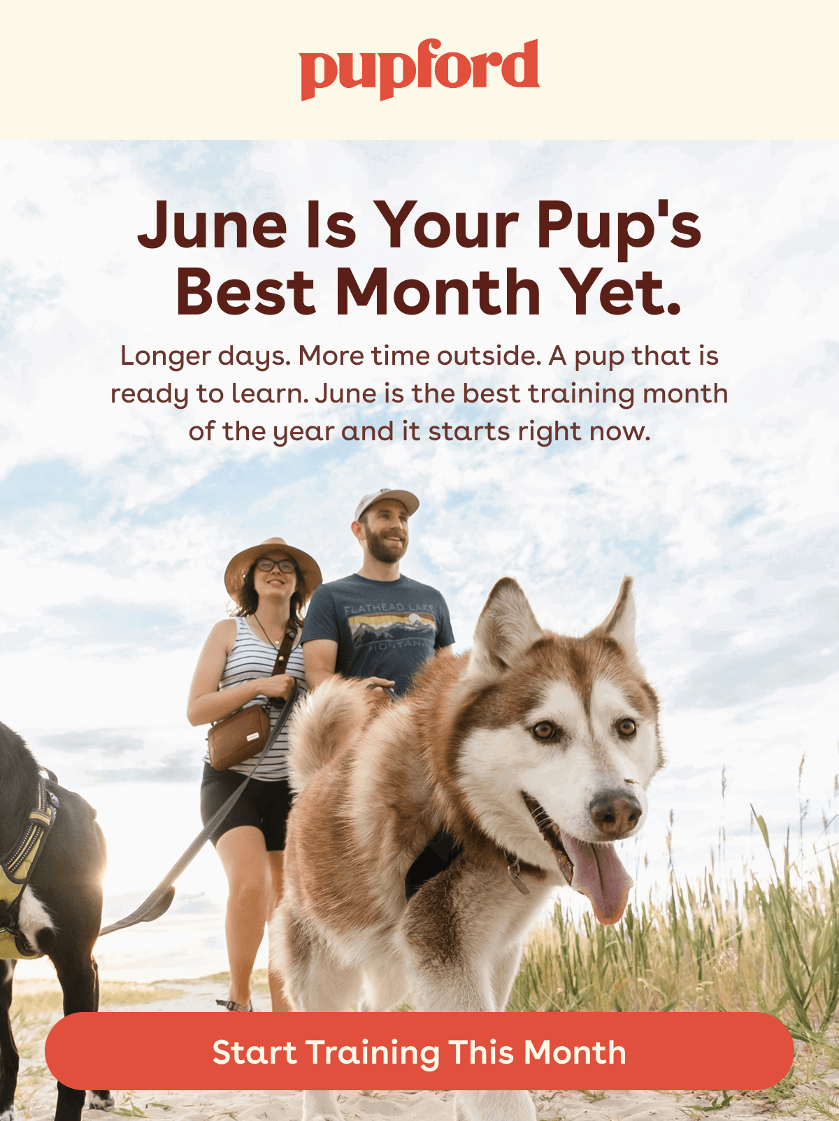 Start training this month 