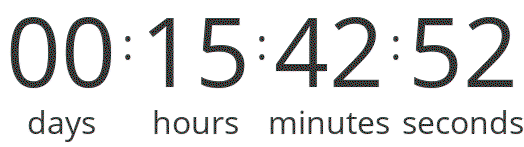 Countdown to the sale's end.