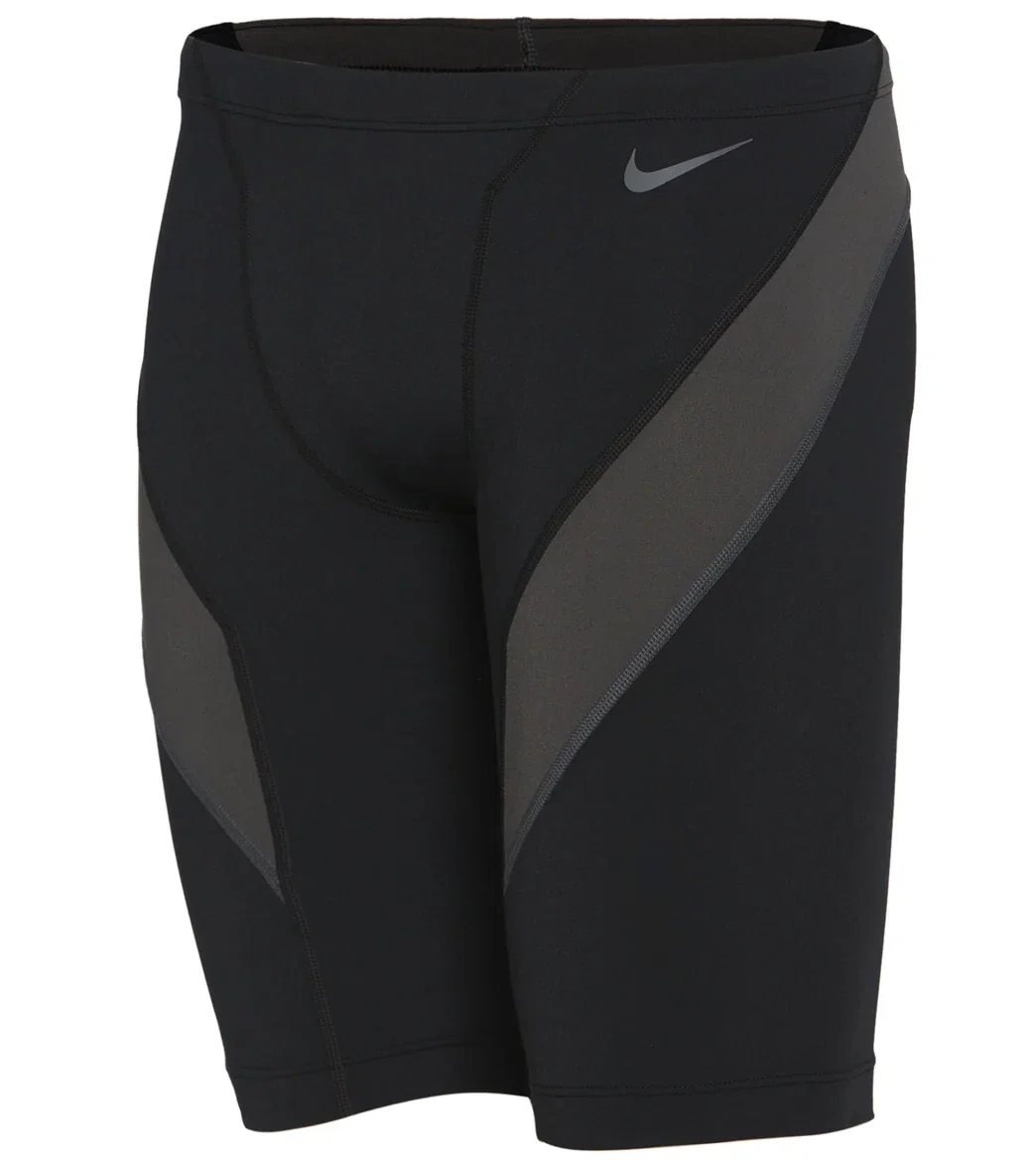 Image of Nike Men's HydraStrong Colorblock Jammer Swimsuit