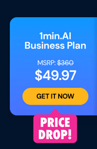 1minAI: Lifetime Subscription (Business Plan)
