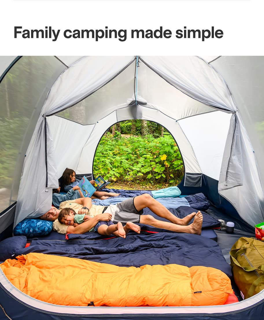 Family camping gear