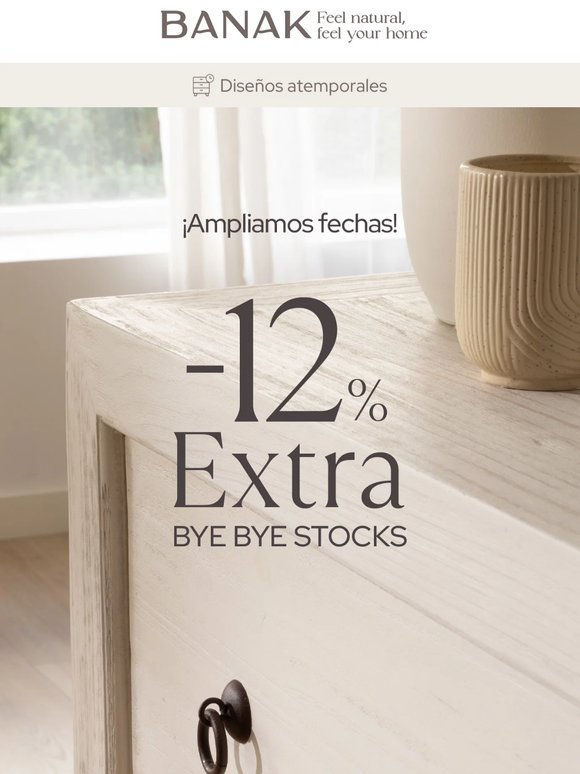 Ampliamos el -12% extra 🖤¡Solo 48h!