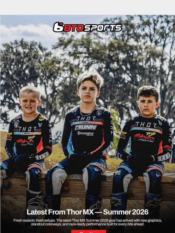 Fresh Thor MX Gear for Summer 2026