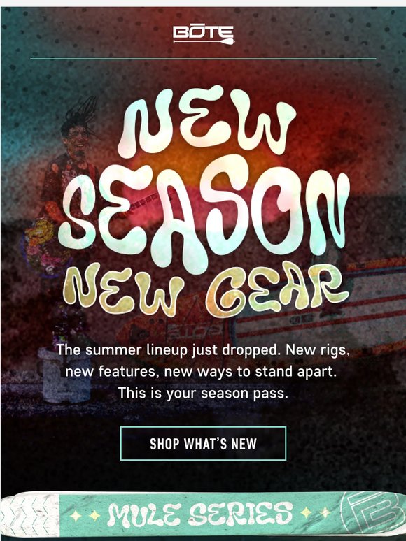 New season, new gear