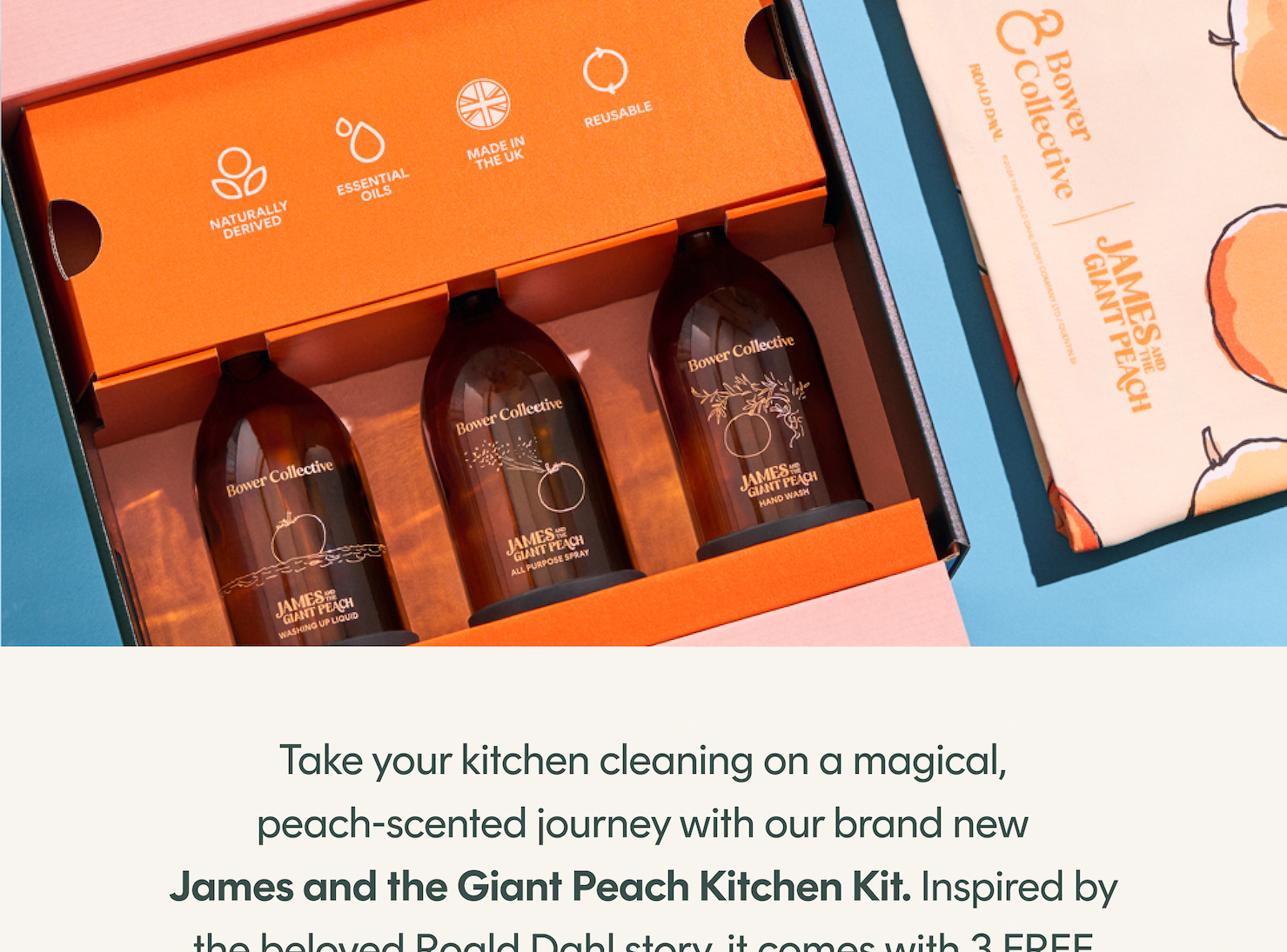 A magical peach-scented journey in your kitchen.