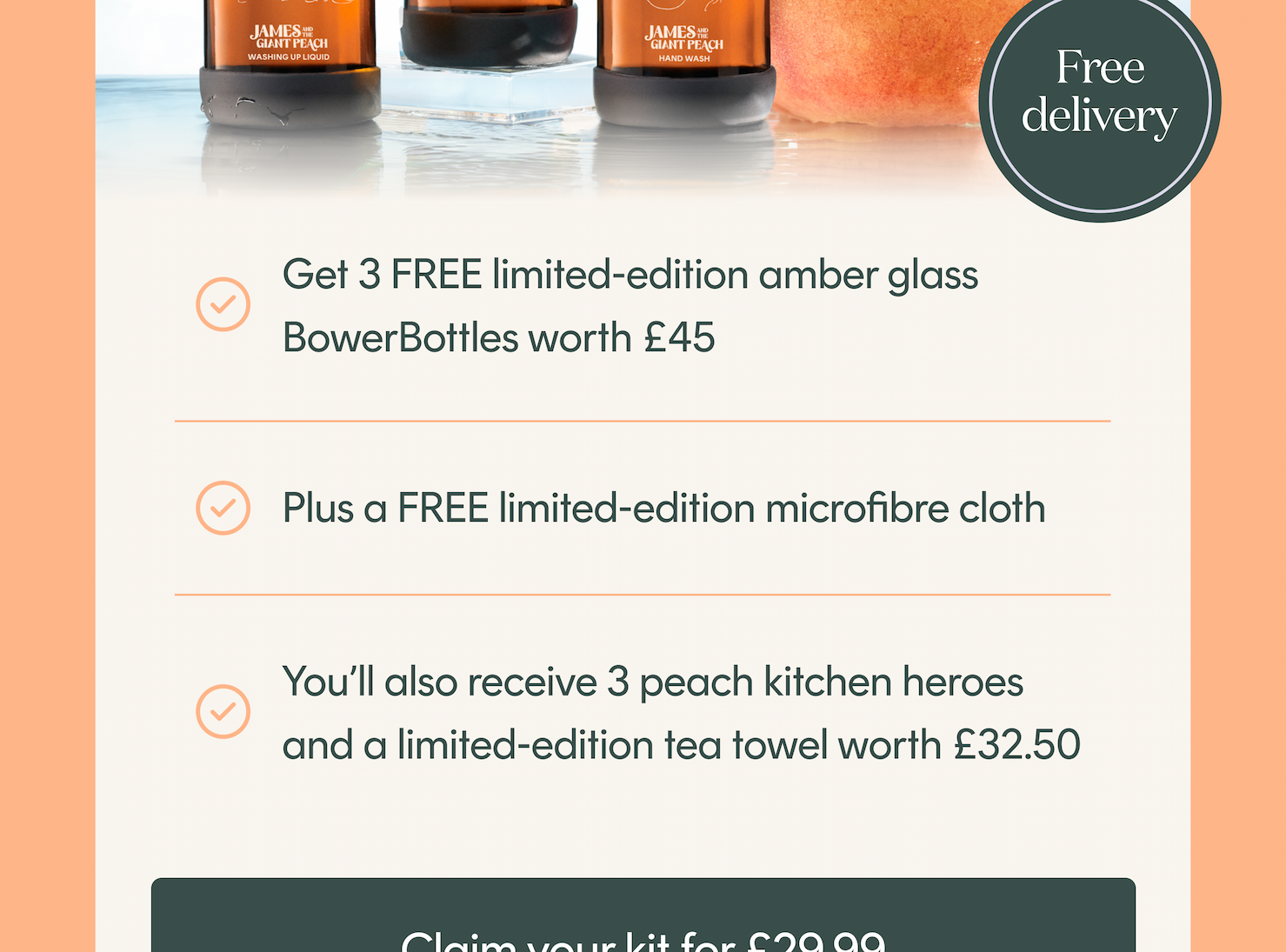 You get all this with FREE Delivery!